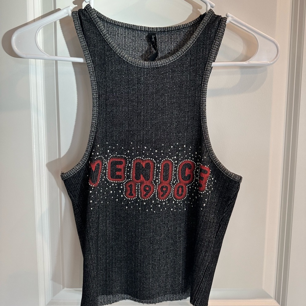 Vintage tank crop top!!